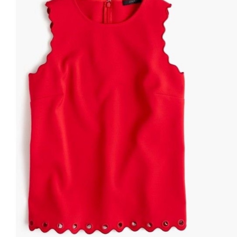 Women’s JCREW scallops eyelet top size XS